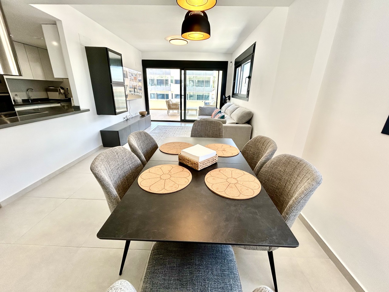 Dining area in apartment for sale in Los Dolses