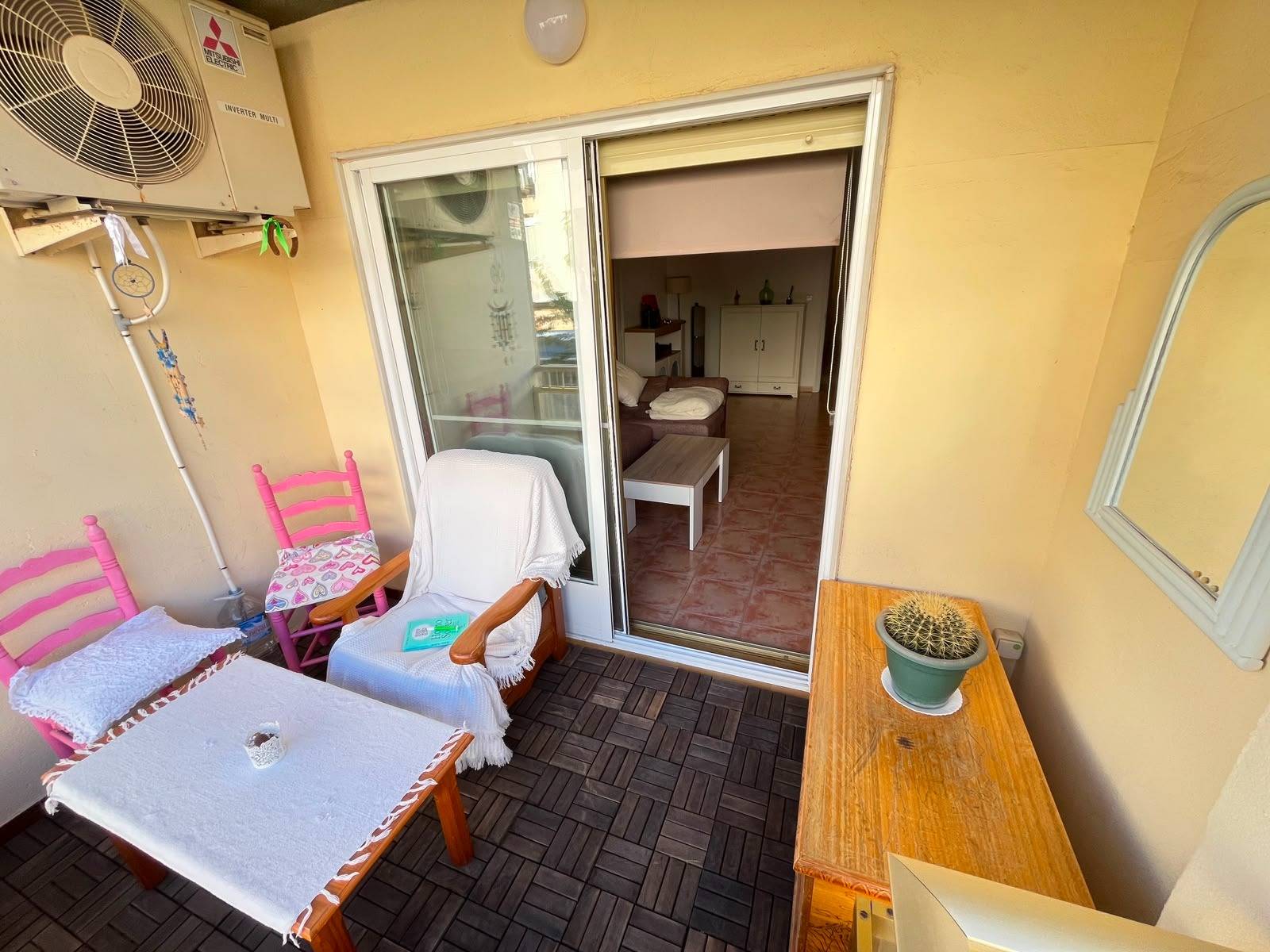 Pool area in apartment for sale in Lo Pagan