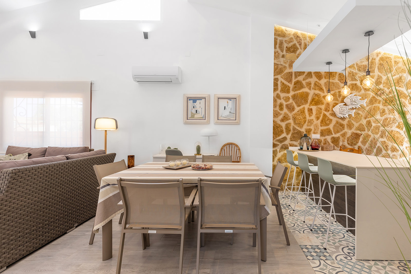 Living room in villa for sale in Orihuela Costa