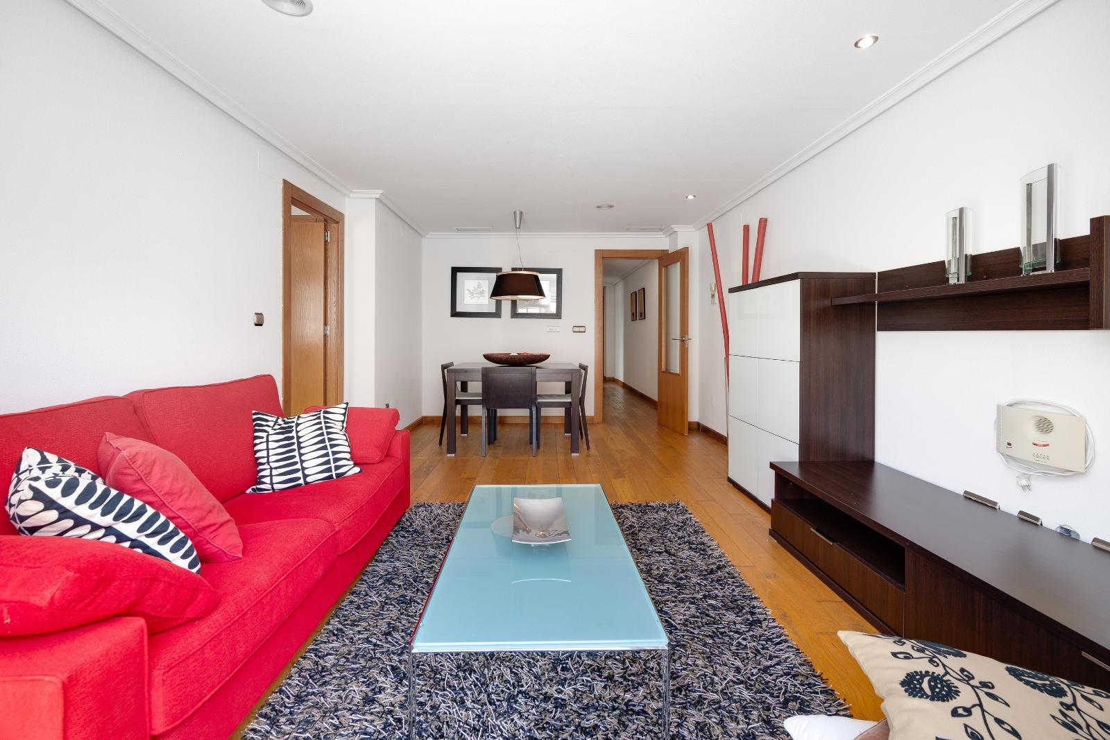Pool area in penthouse for sale in Torrevieja