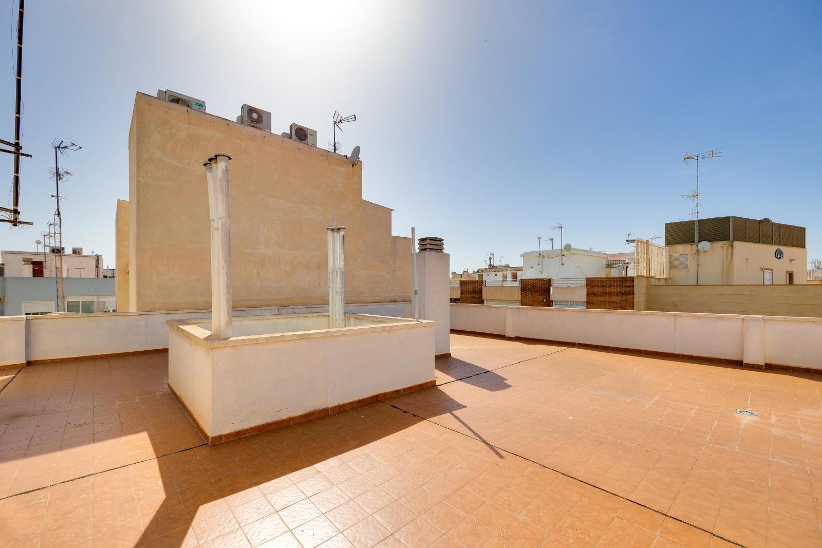 Master bedroom in penthouse for sale in Torrevieja