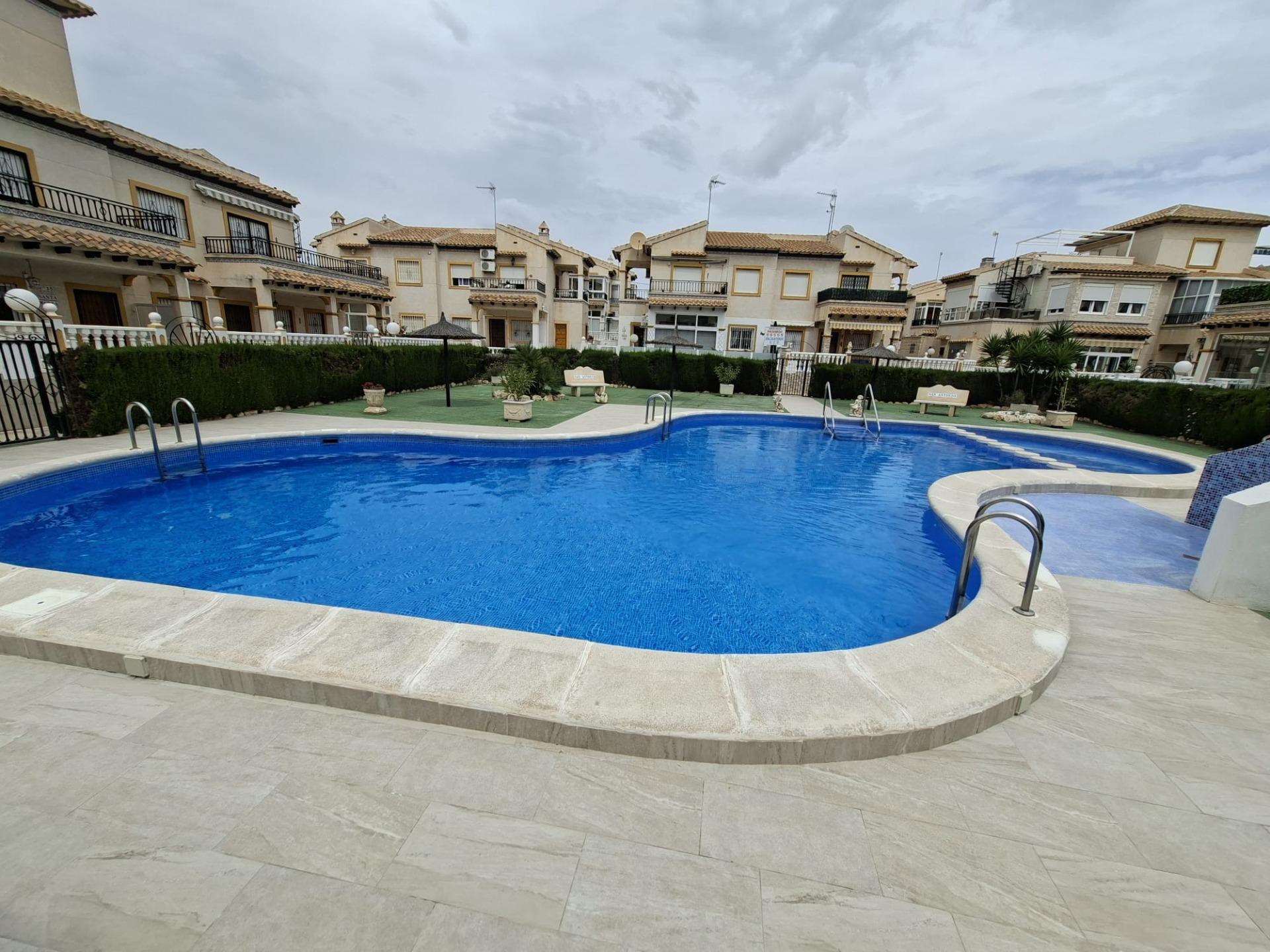 Terrace in bungalow for sale in Orihuela Costa