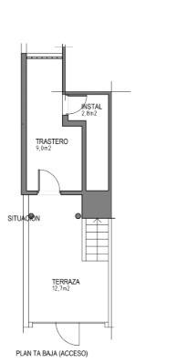 Garden in bungalow for sale in Orihuela Costa