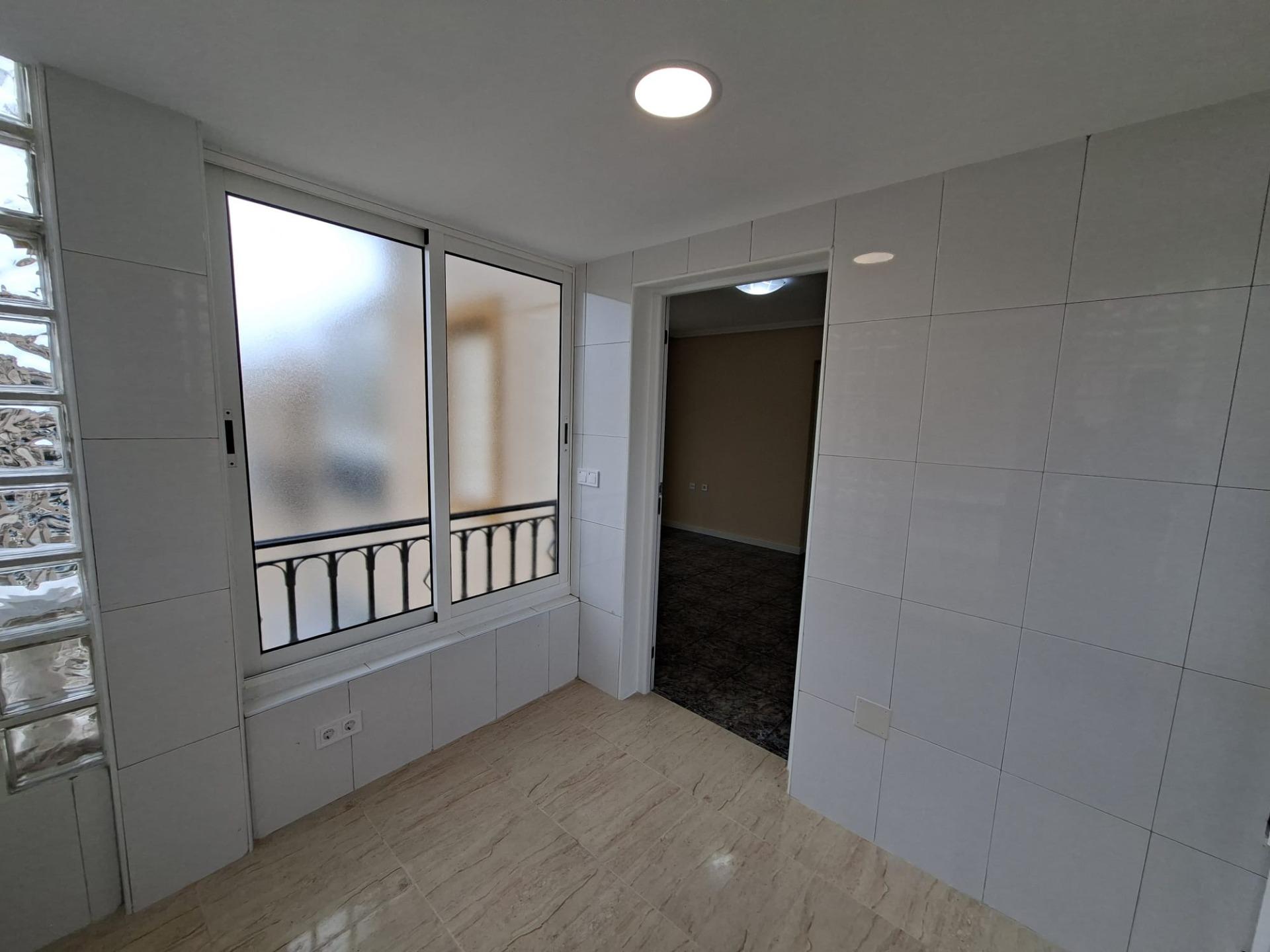 Pool area in bungalow for sale in Orihuela Costa