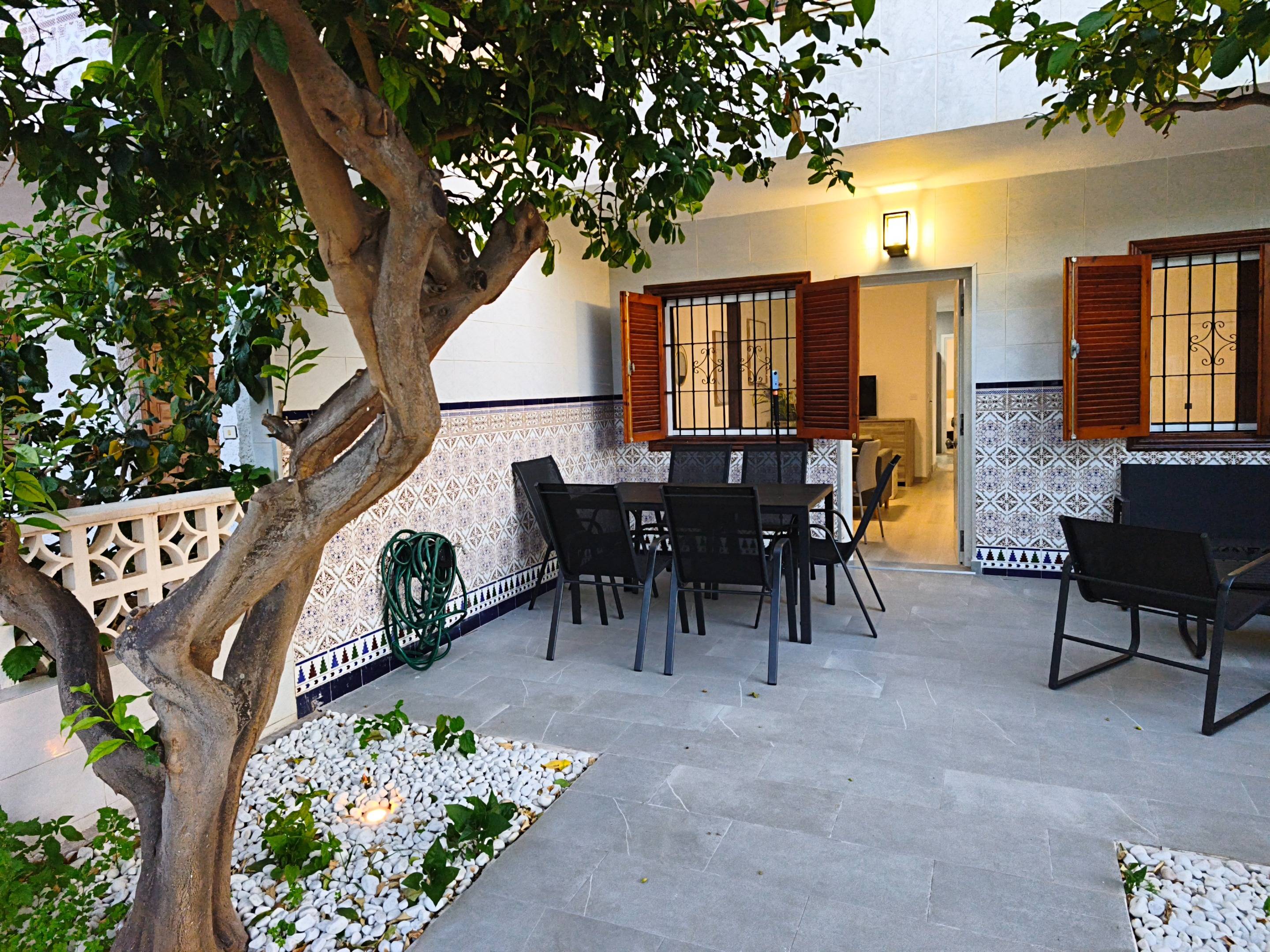 Garden in bungalow for sale in San Pedro del Pinatar
