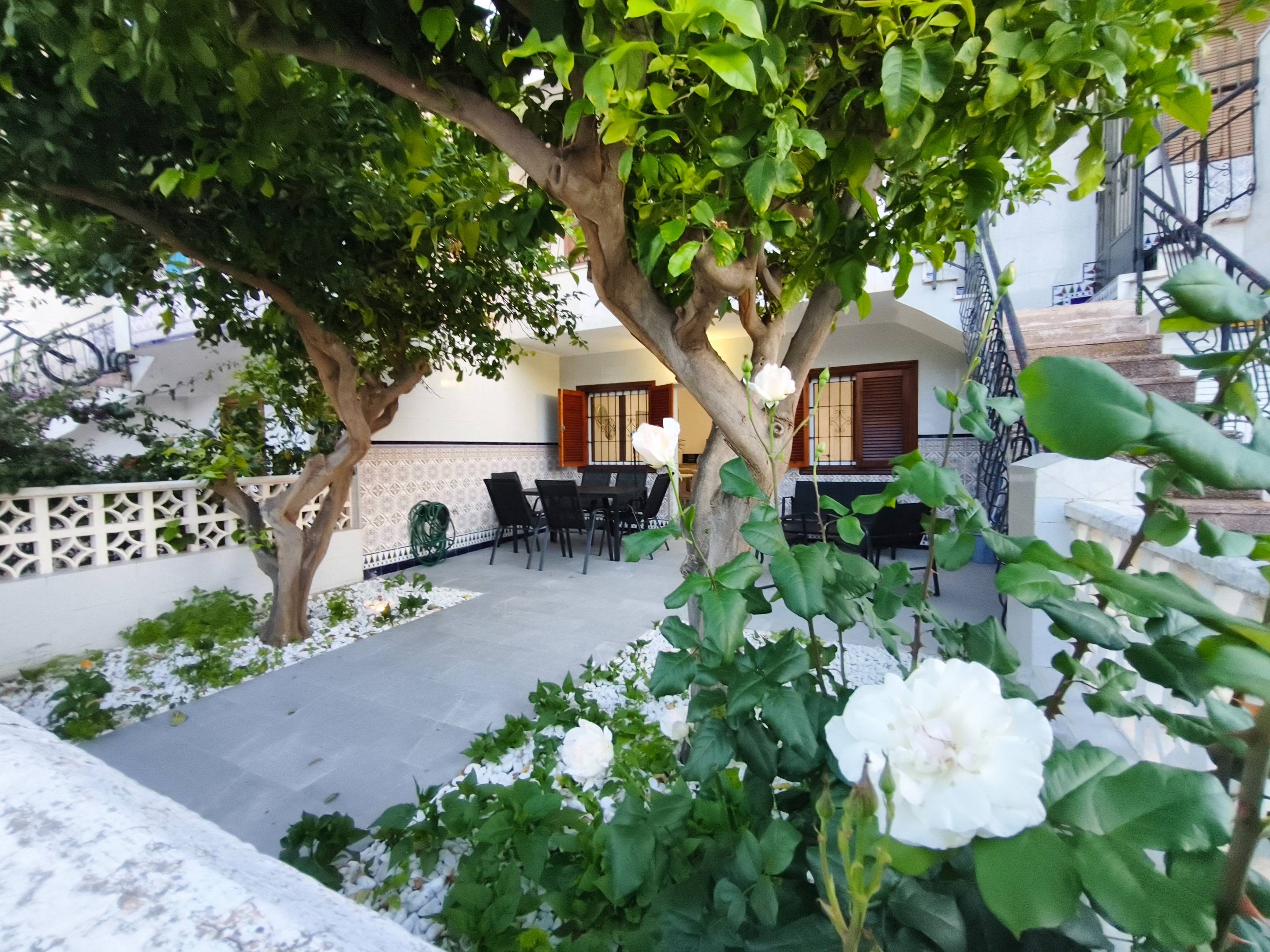 Garden in bungalow for sale in San Pedro del Pinatar