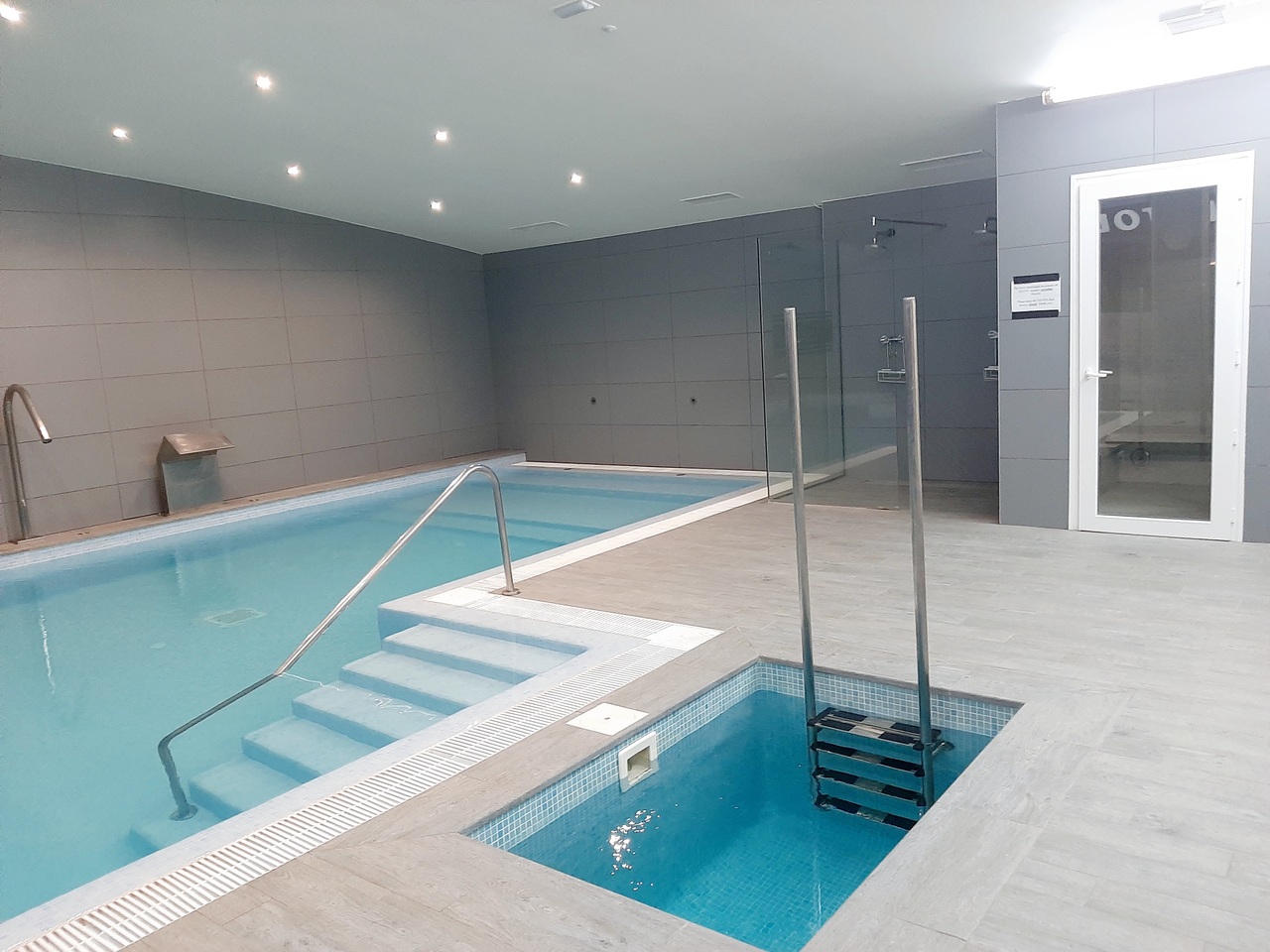 Pool area in apartment for sale in Los Dolses