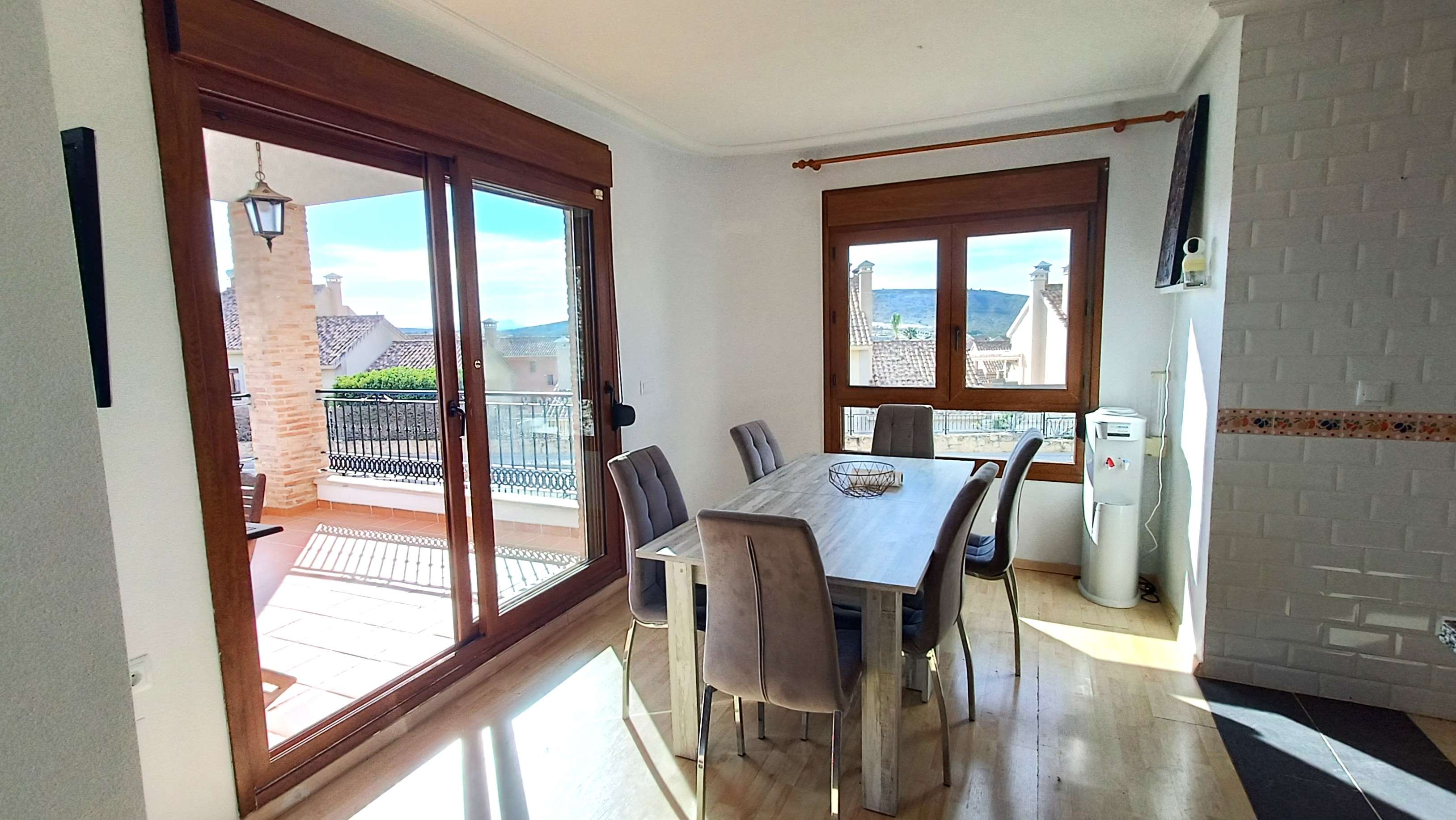 Pool area in villa for sale in Algorfa