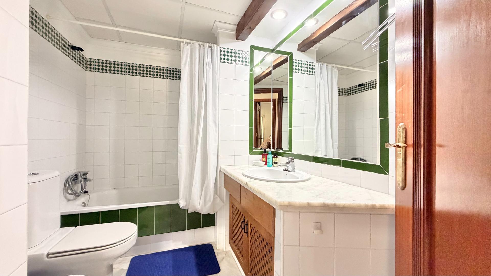 Bathroom in apartment for sale in Torrevieja