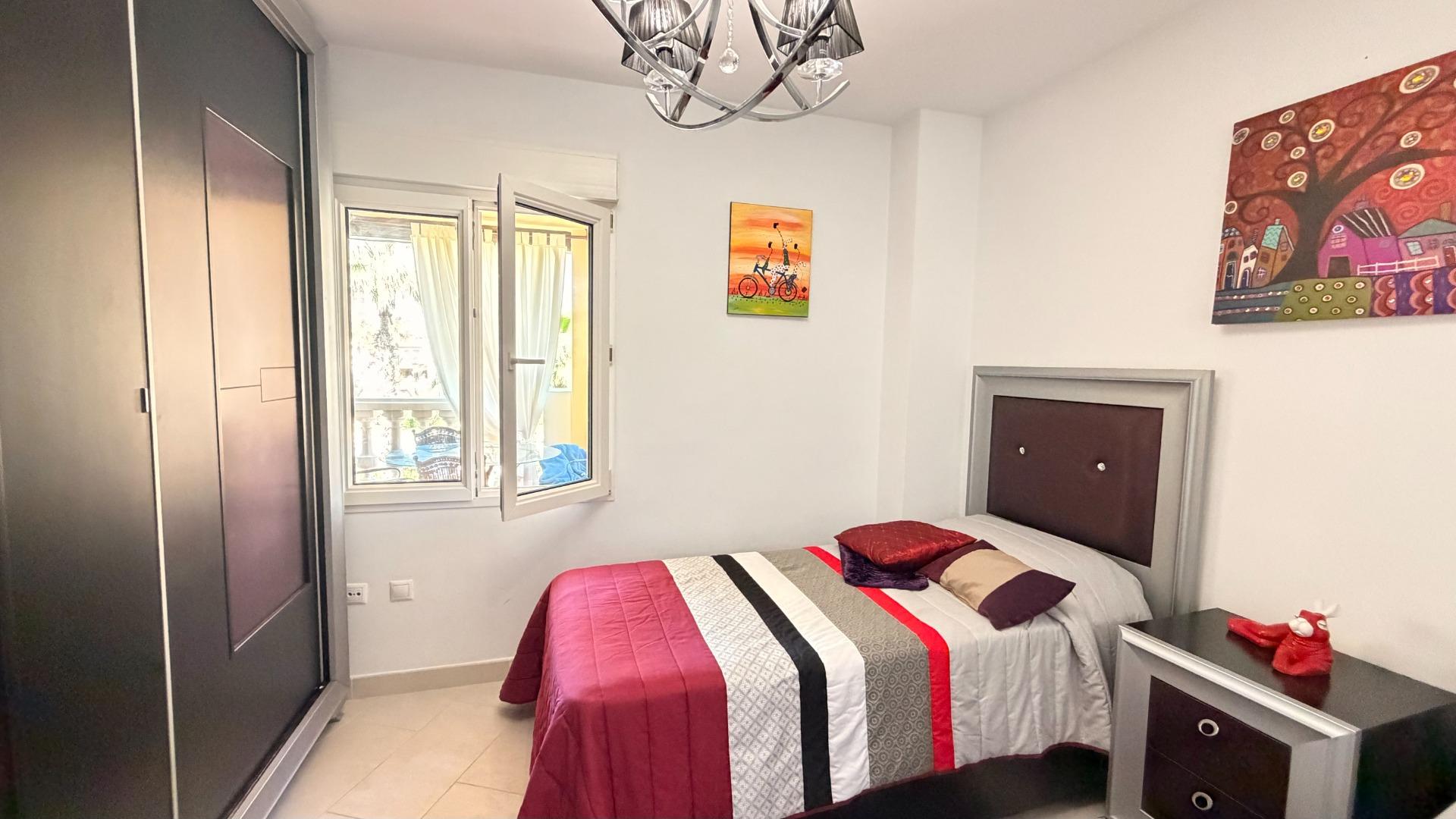 Pool area in apartment for sale in Torrevieja