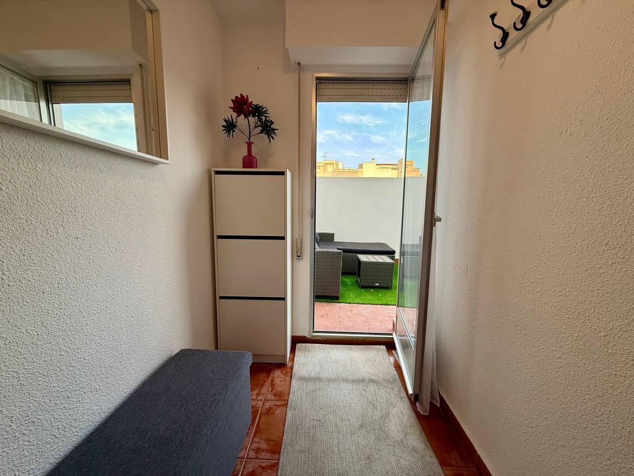Pool area in apartment for sale in Torrevieja