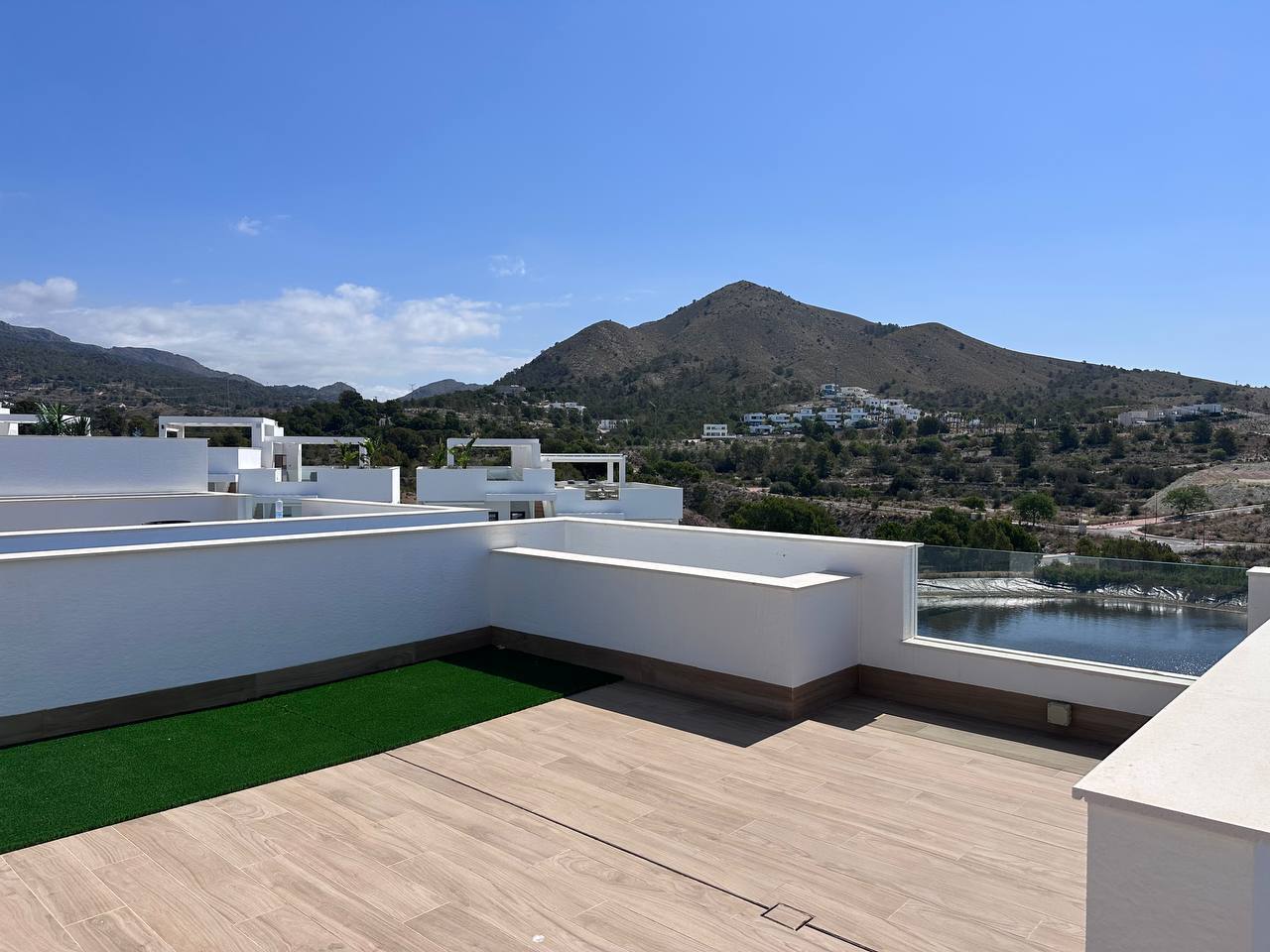 Master bedroom in penthouse for sale in Finestrat