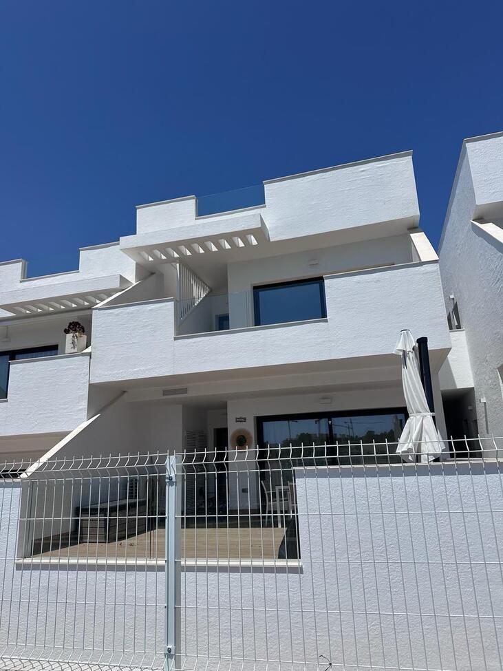 Pool area in penthouse for sale in Finestrat