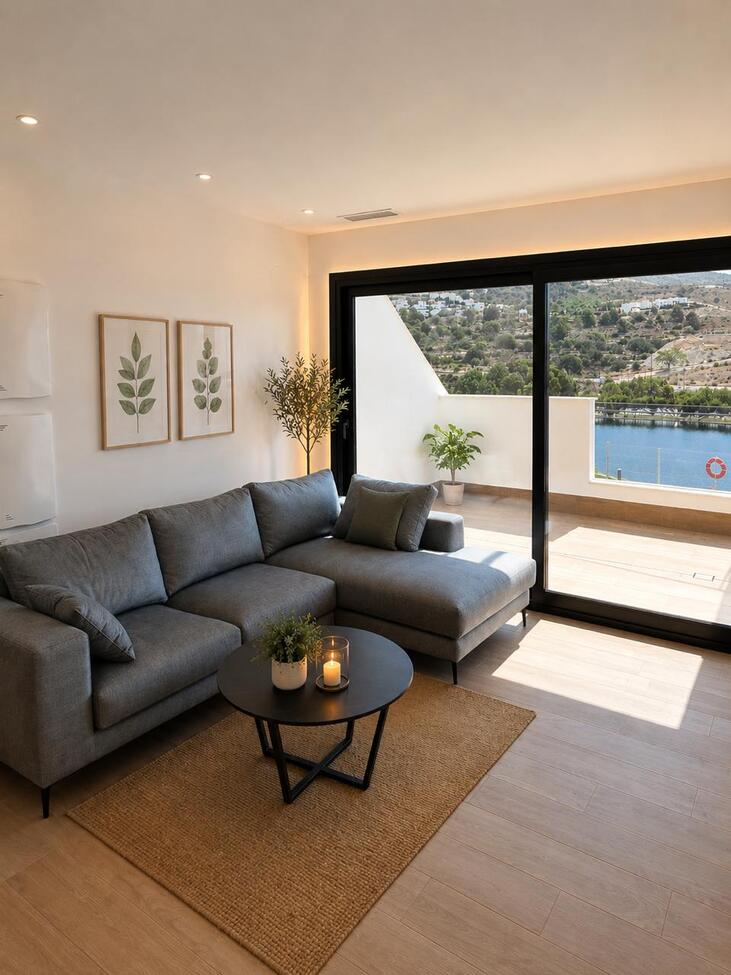 Garden in penthouse for sale in Finestrat