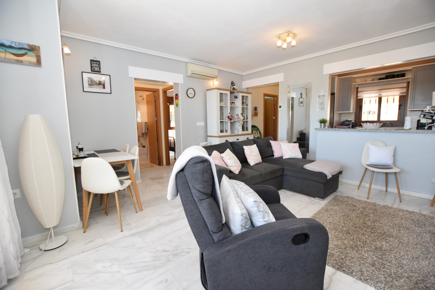 Pool area in apartment for sale in Algorfa