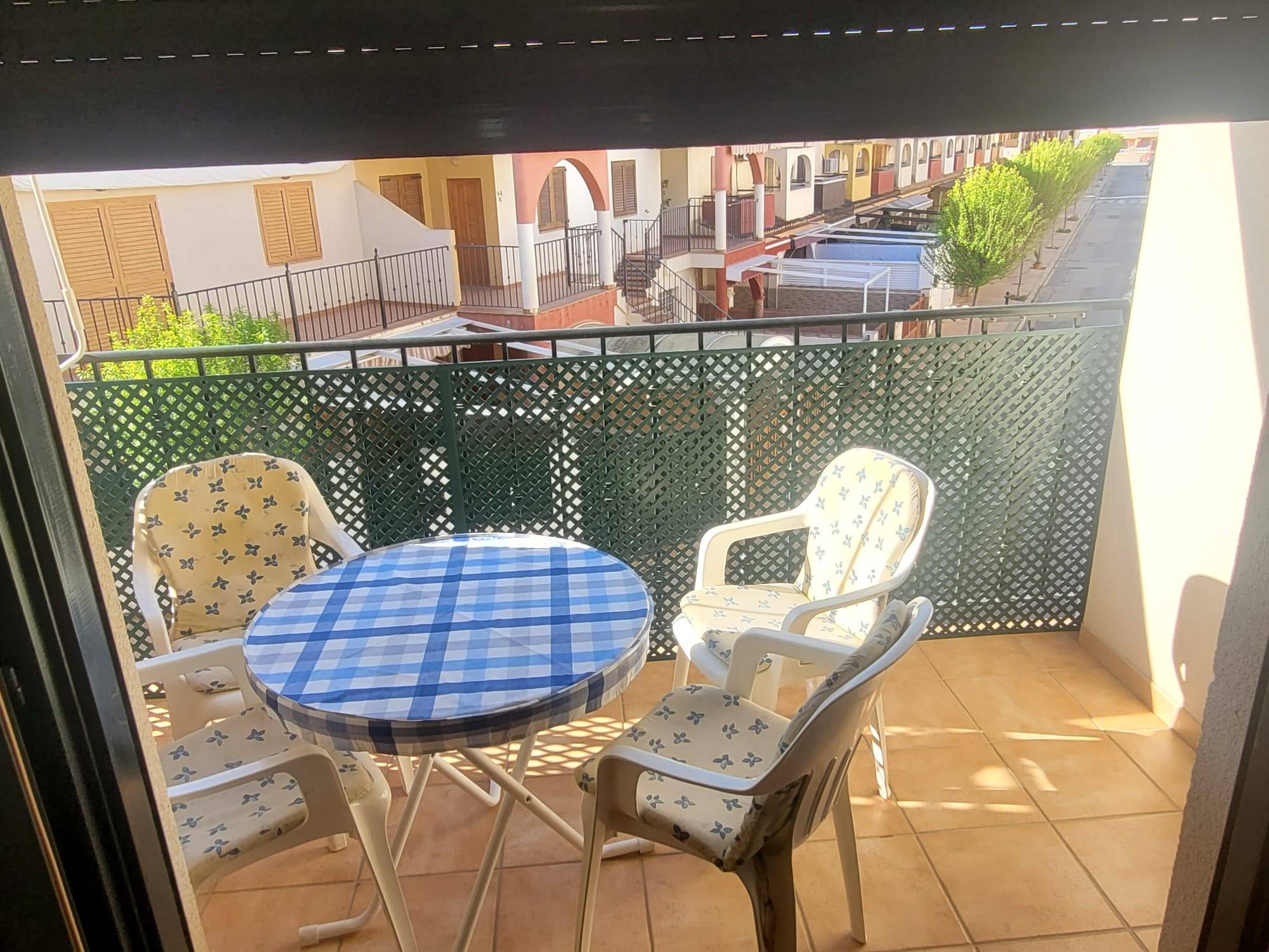 Pool area in apartment for sale in Los Alcazares