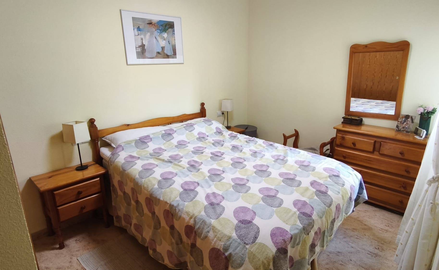 Master bedroom in bungalow for sale in Orihuela Costa