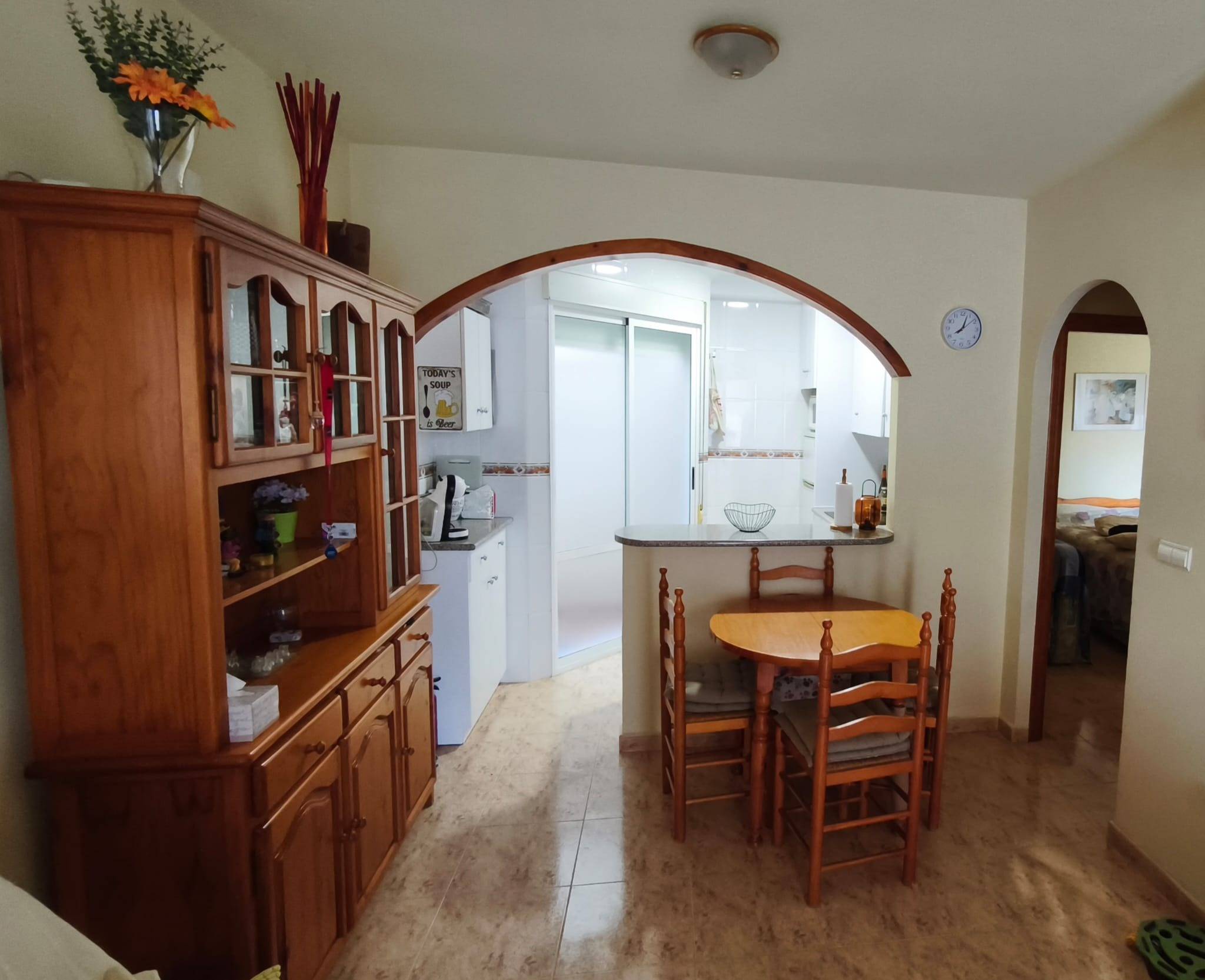Garden in bungalow for sale in Orihuela Costa