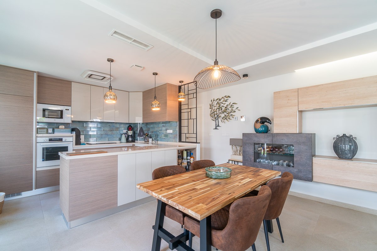 Kitchen in villa for sale in Vistabella Golf Entre Naranjos