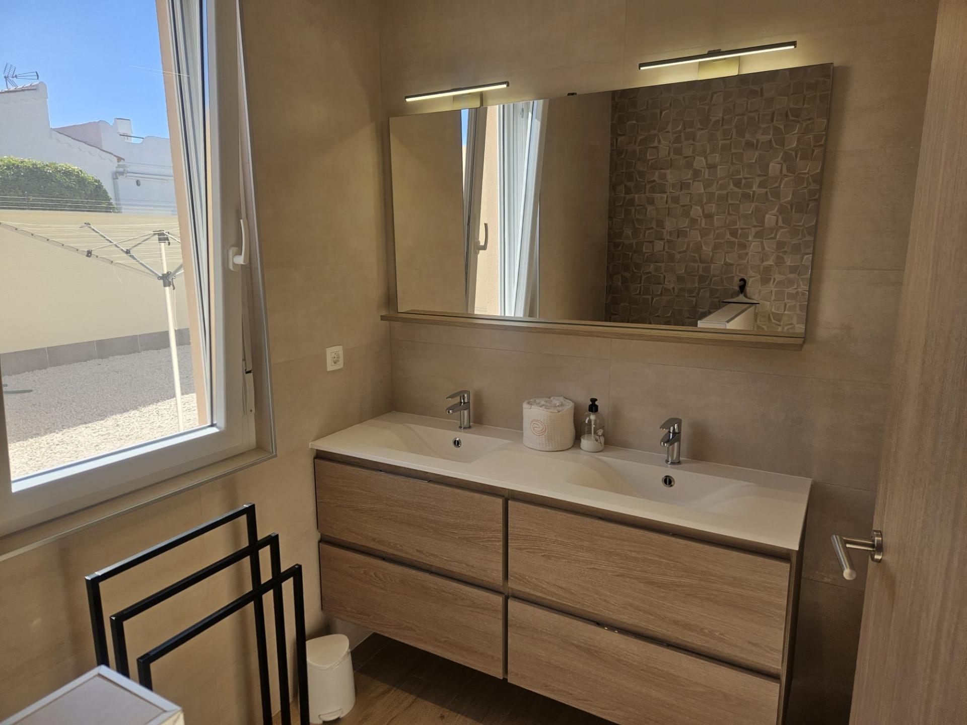 Pool area in villa for sale in Torrevieja