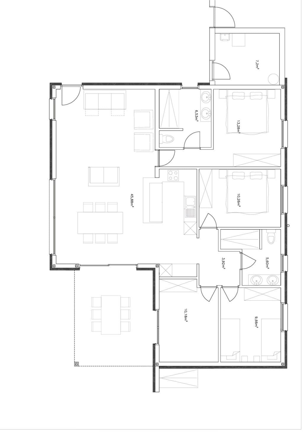Terrace in villa for sale in Torrevieja