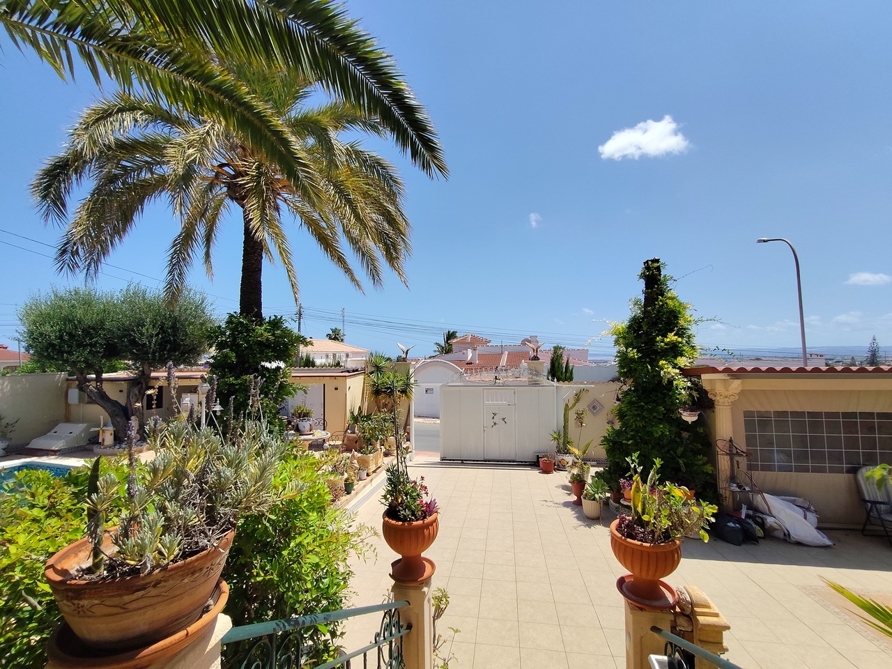 Terrace in villa for sale in Ciudad Quesada