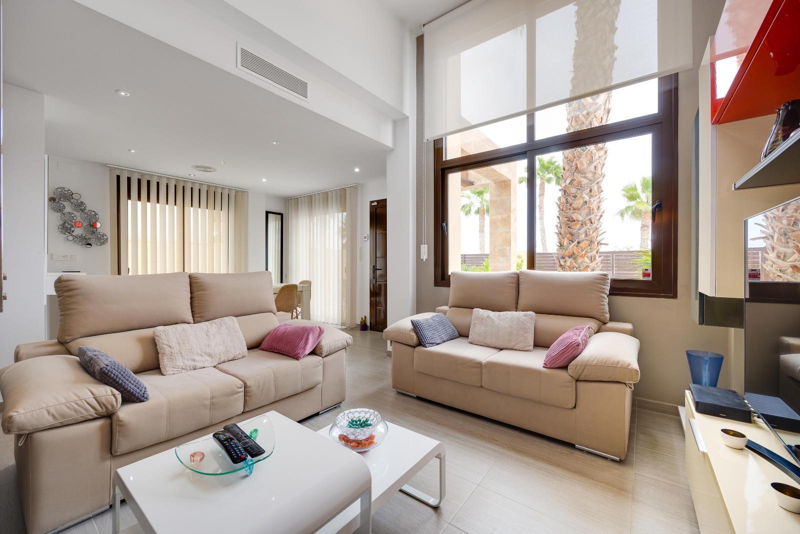 Living room in villa for sale in Ciudad Quesada
