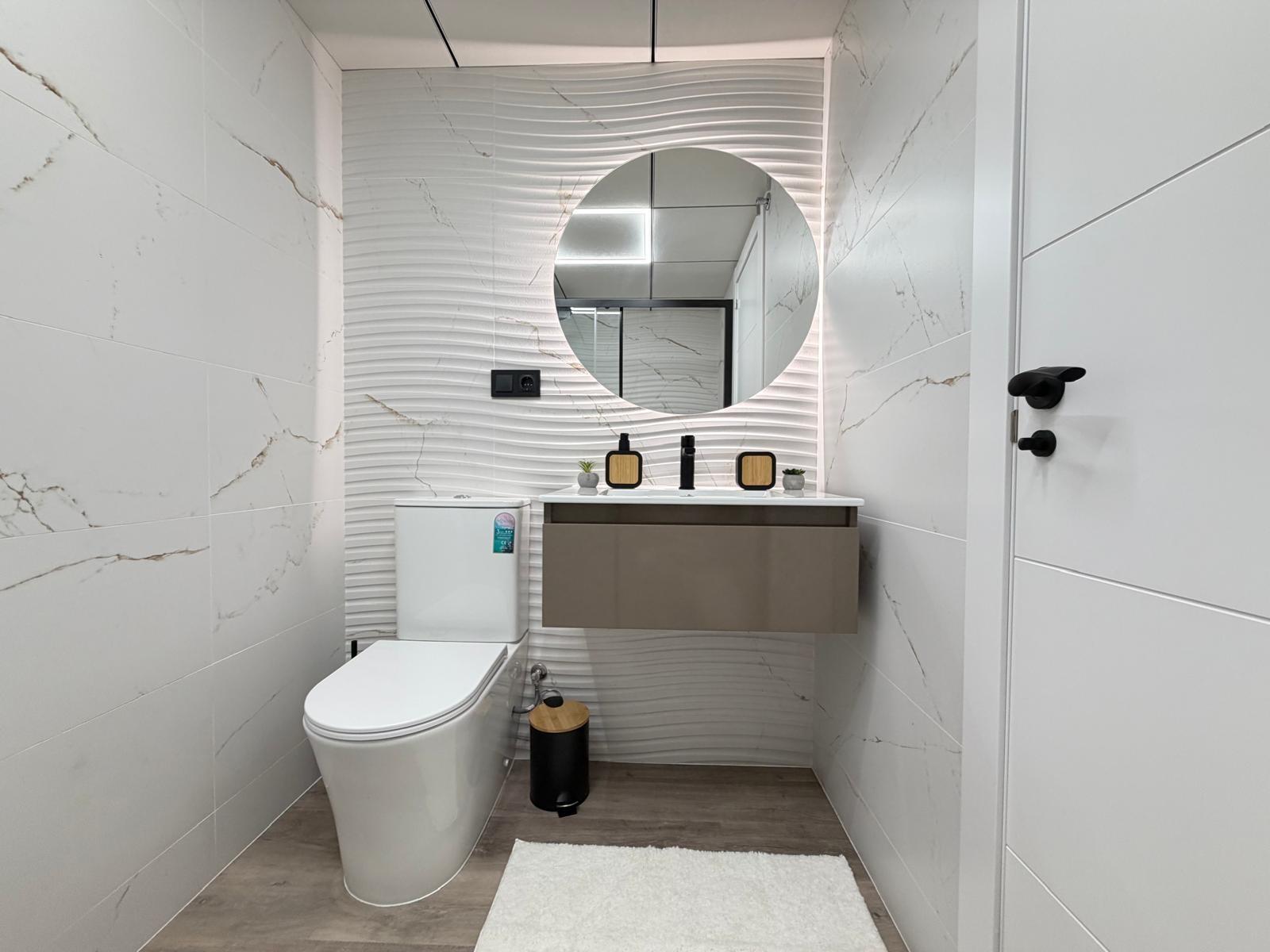 Bathroom in apartment for sale in Torrevieja