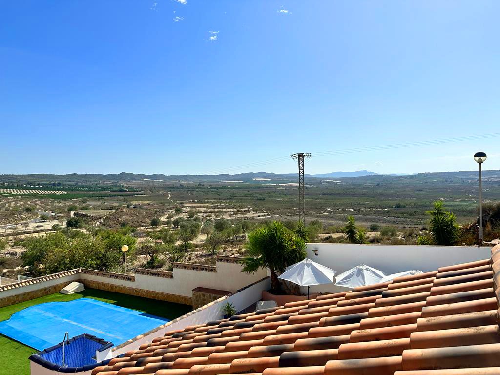 Pool area in villa for sale in San Miguel de Salinas