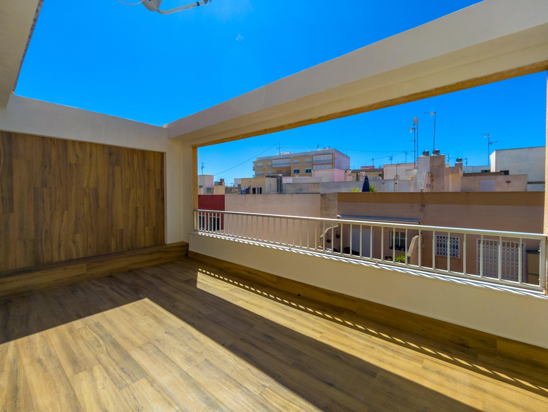 Pool area in apartment for sale in Torrevieja