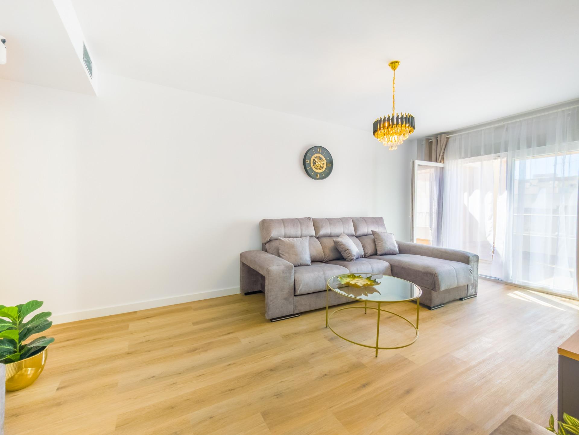 Pool area in apartment for sale in Torrevieja