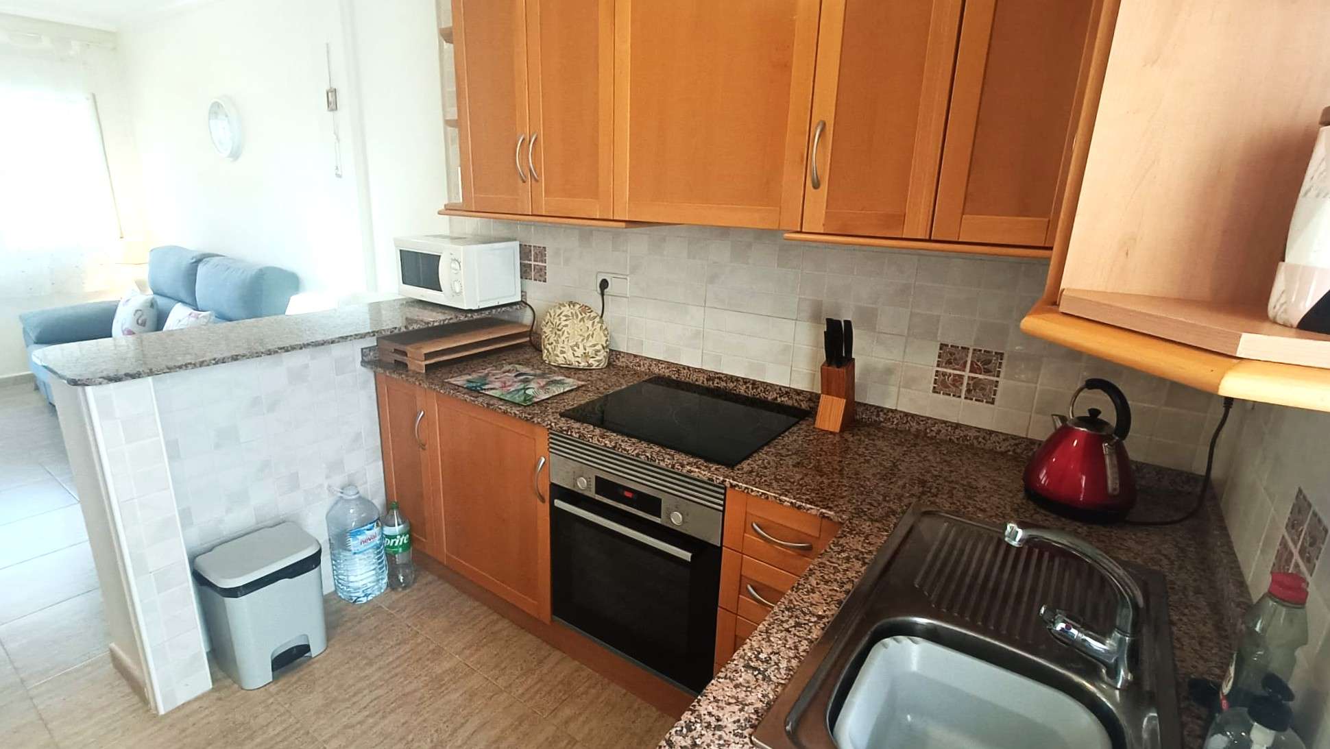 Dining area in bungalow for sale in Algorfa