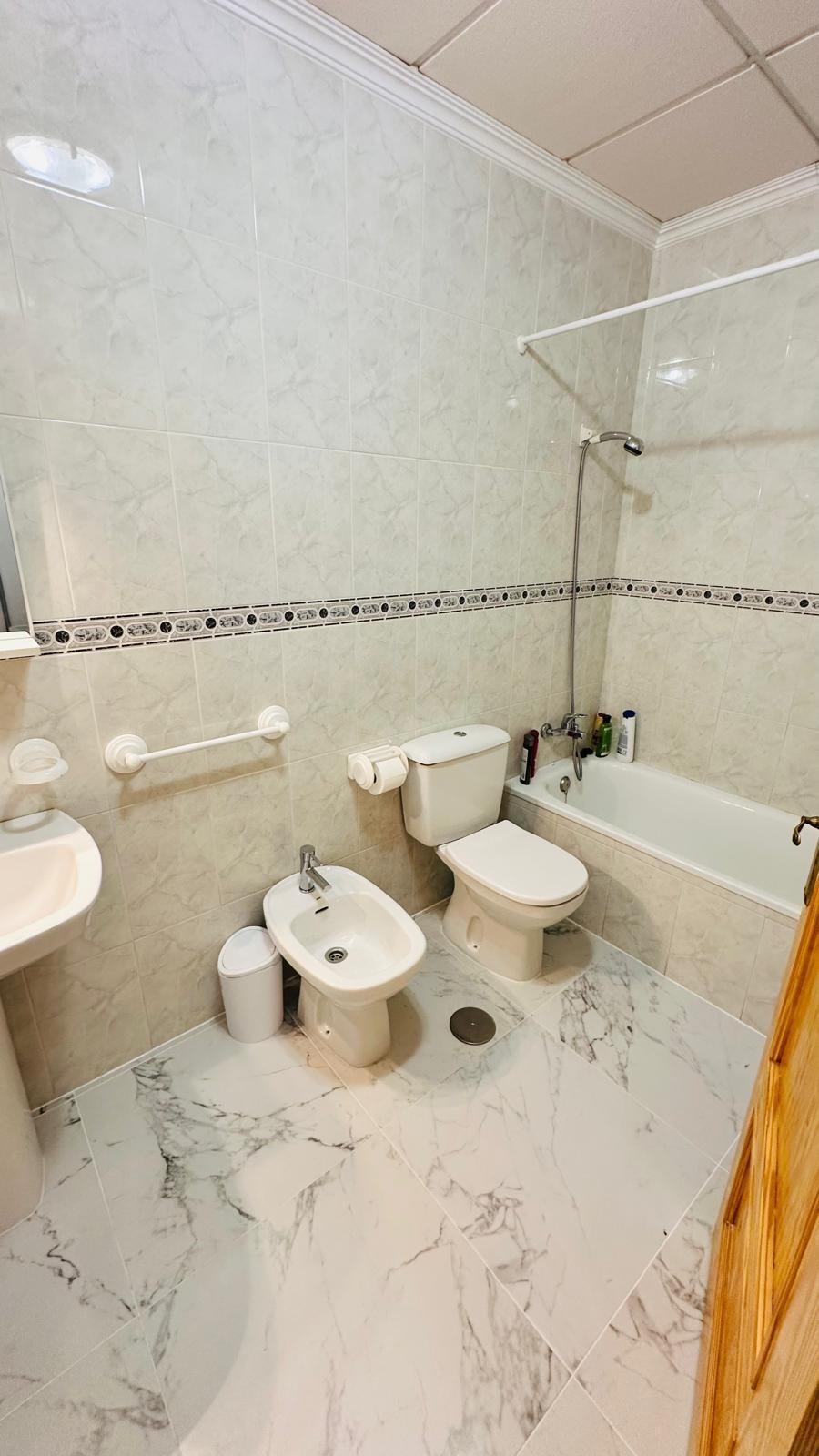 Bathroom in apartment for sale in Torrevieja