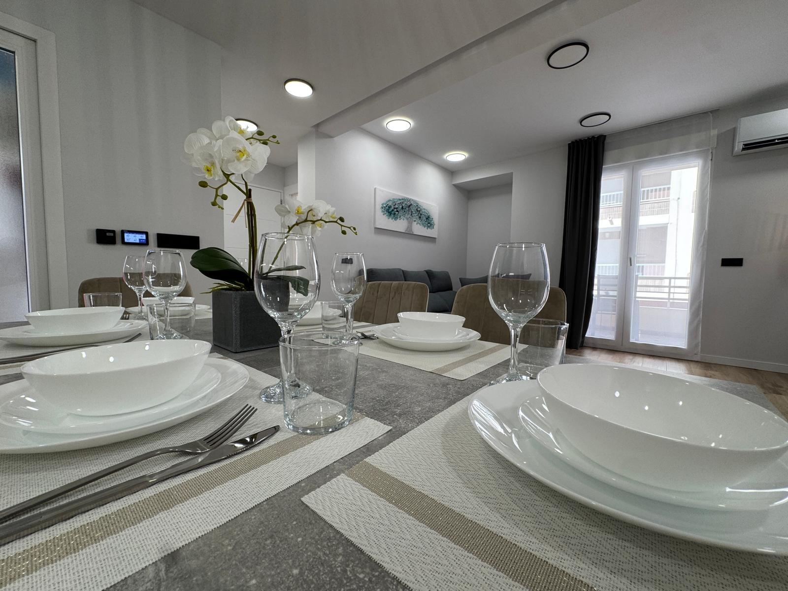 Pool area in apartment for sale in Torrevieja