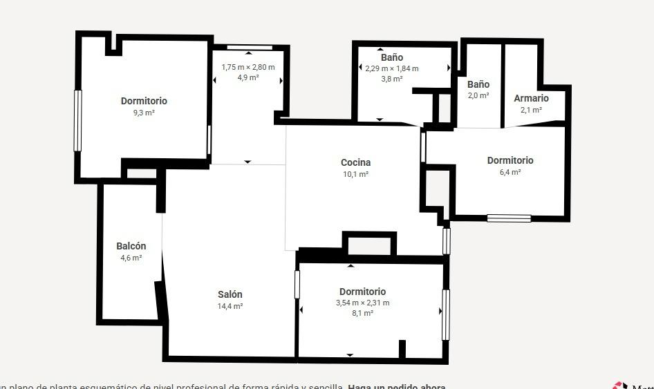 Terrace in apartment for sale in Torrevieja