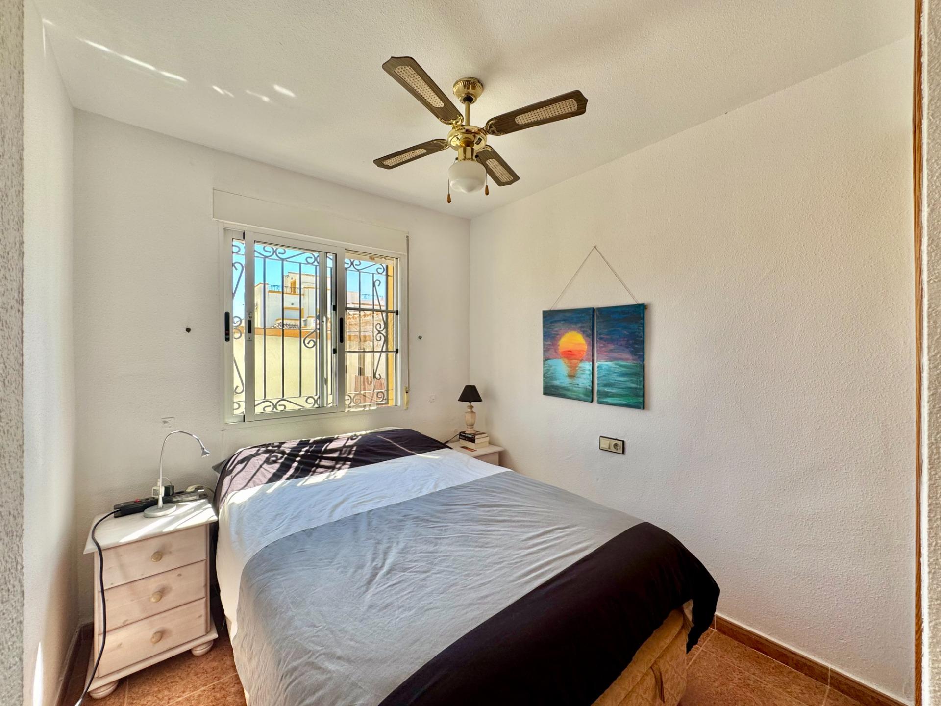 Master bedroom in terraced for sale in Orihuela Costa