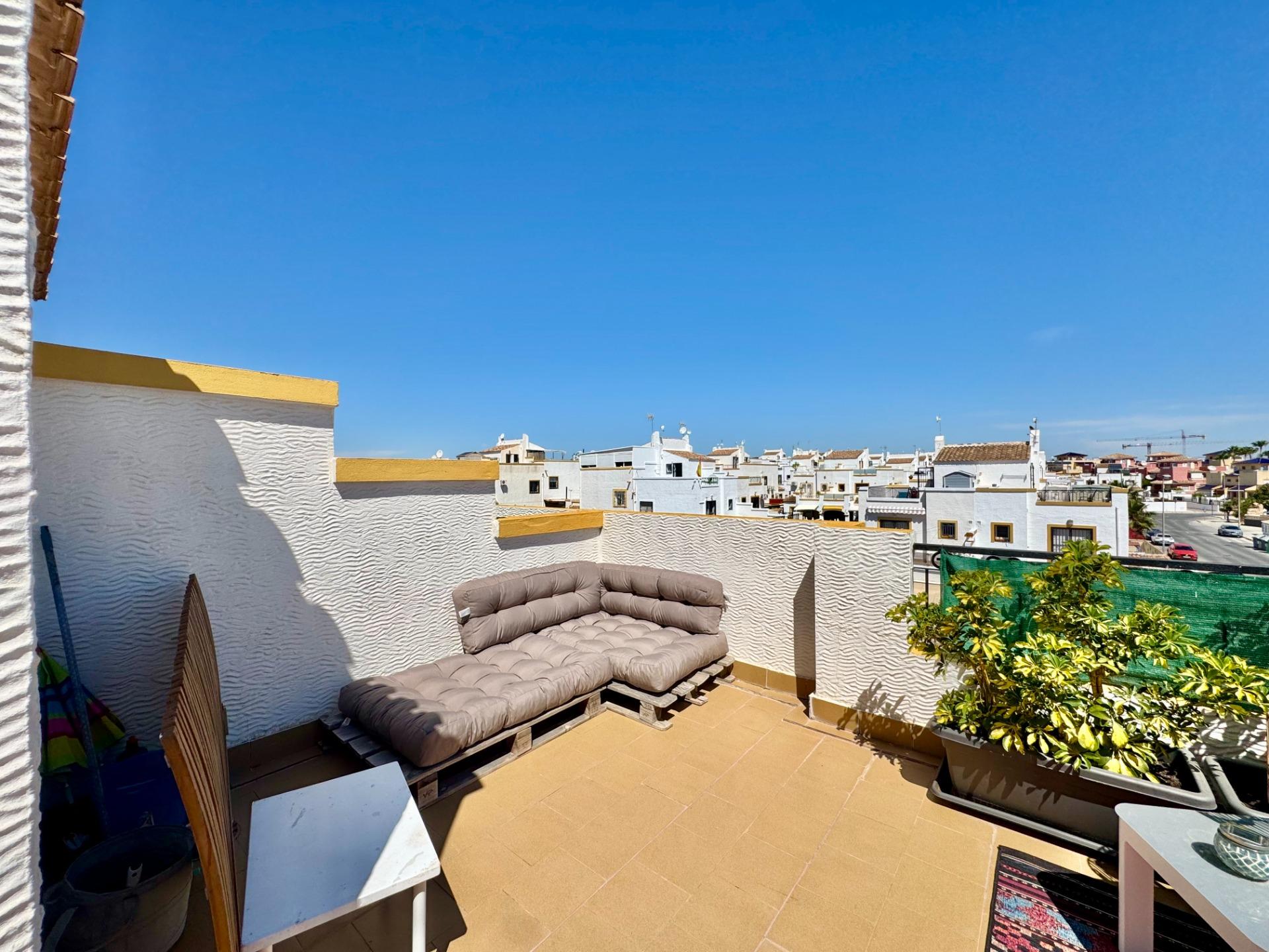 Master bedroom in terraced for sale in Orihuela Costa