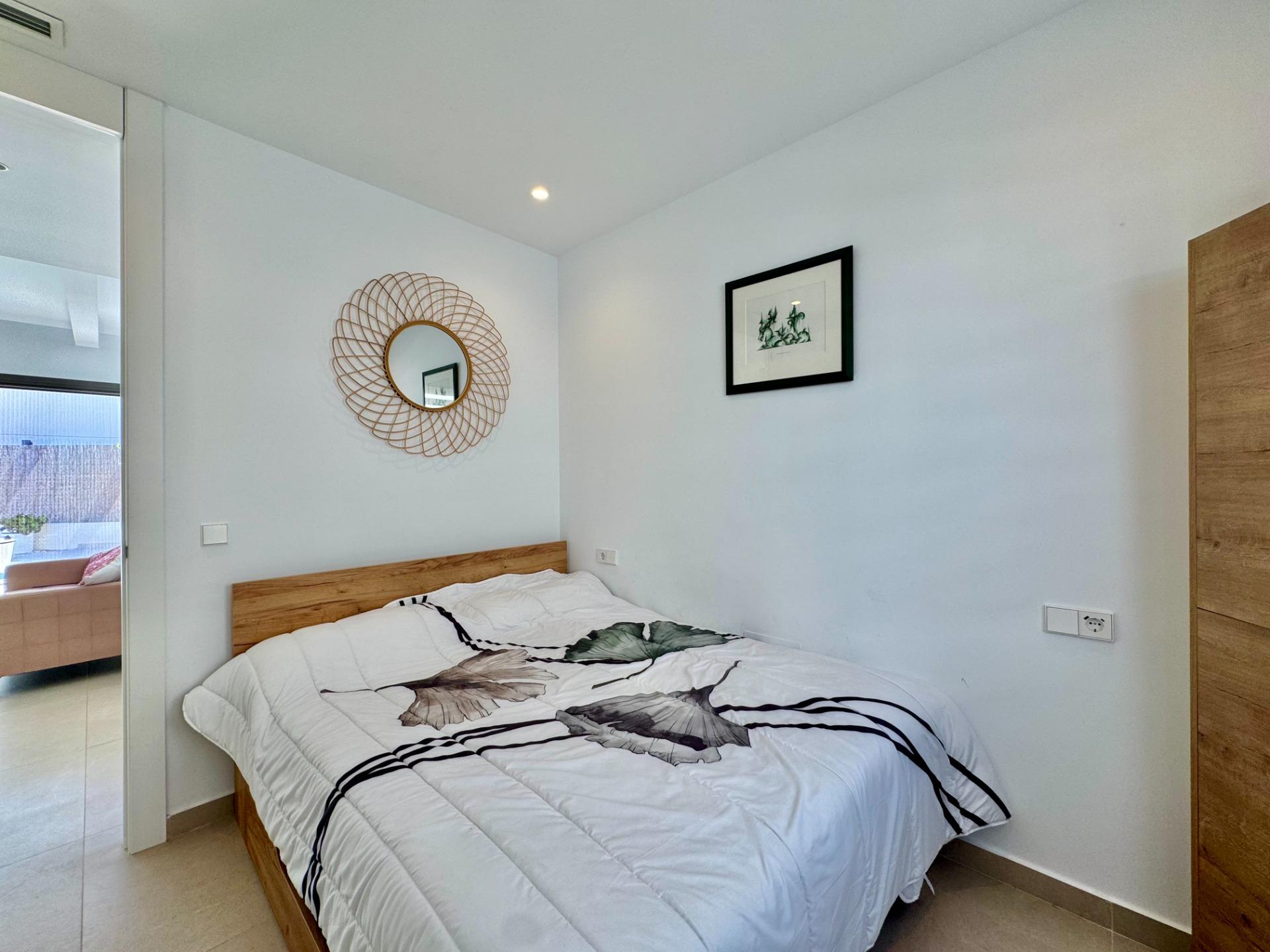 Master bedroom in villa for sale in San Miguel de Salinas