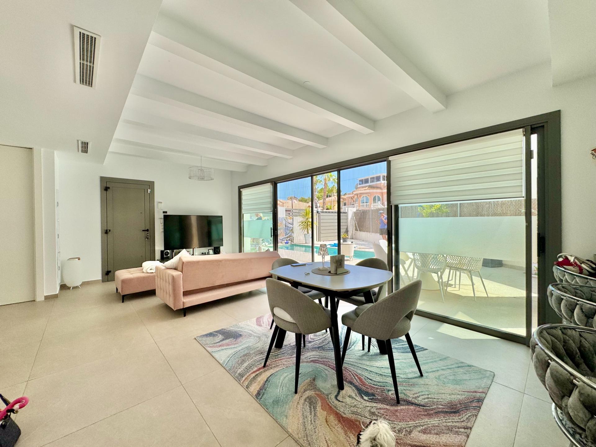 Living room in villa for sale in San Miguel de Salinas