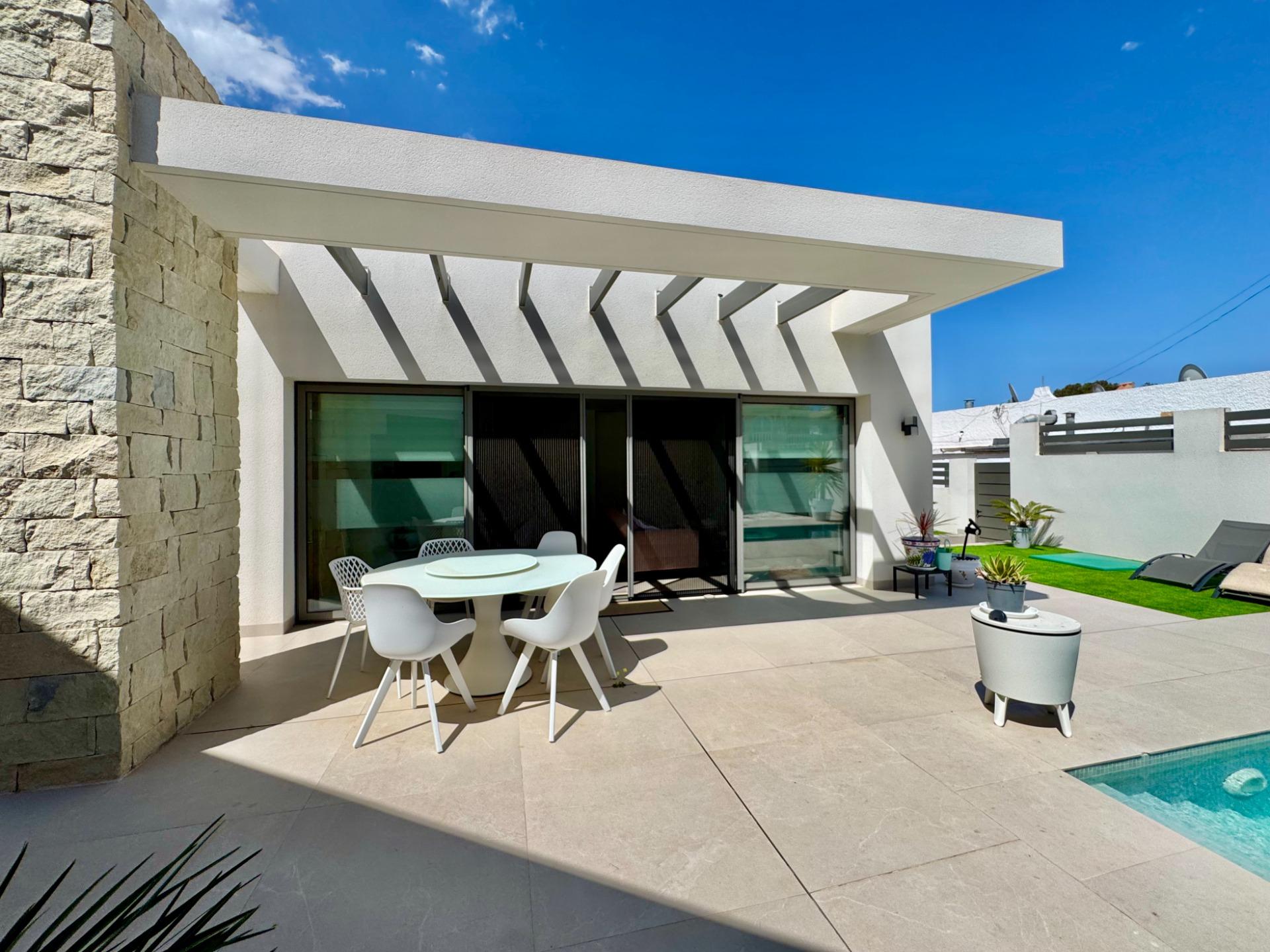 Living room in villa for sale in San Miguel de Salinas