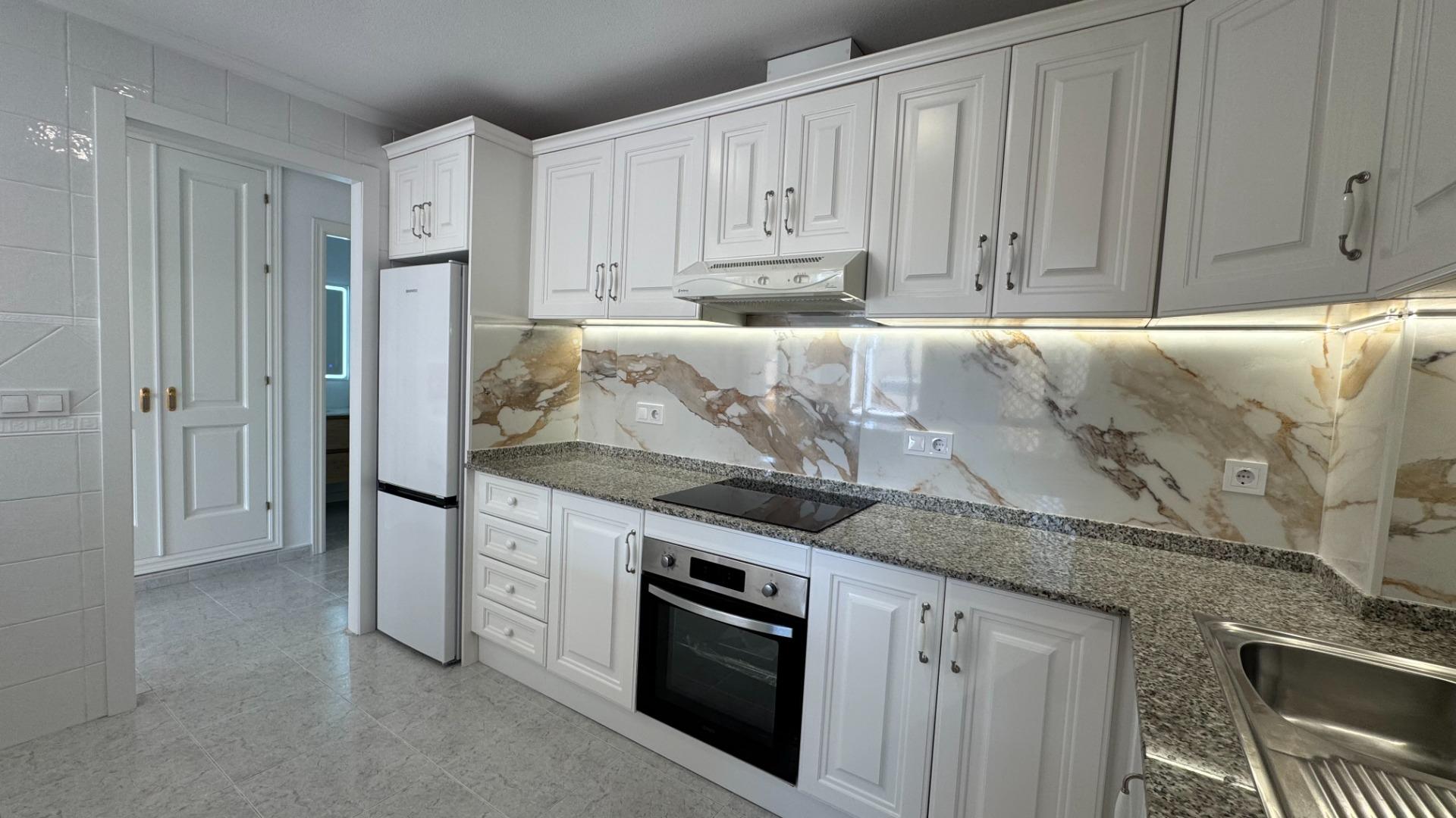 Pool area in apartment for sale in Orihuela Costa