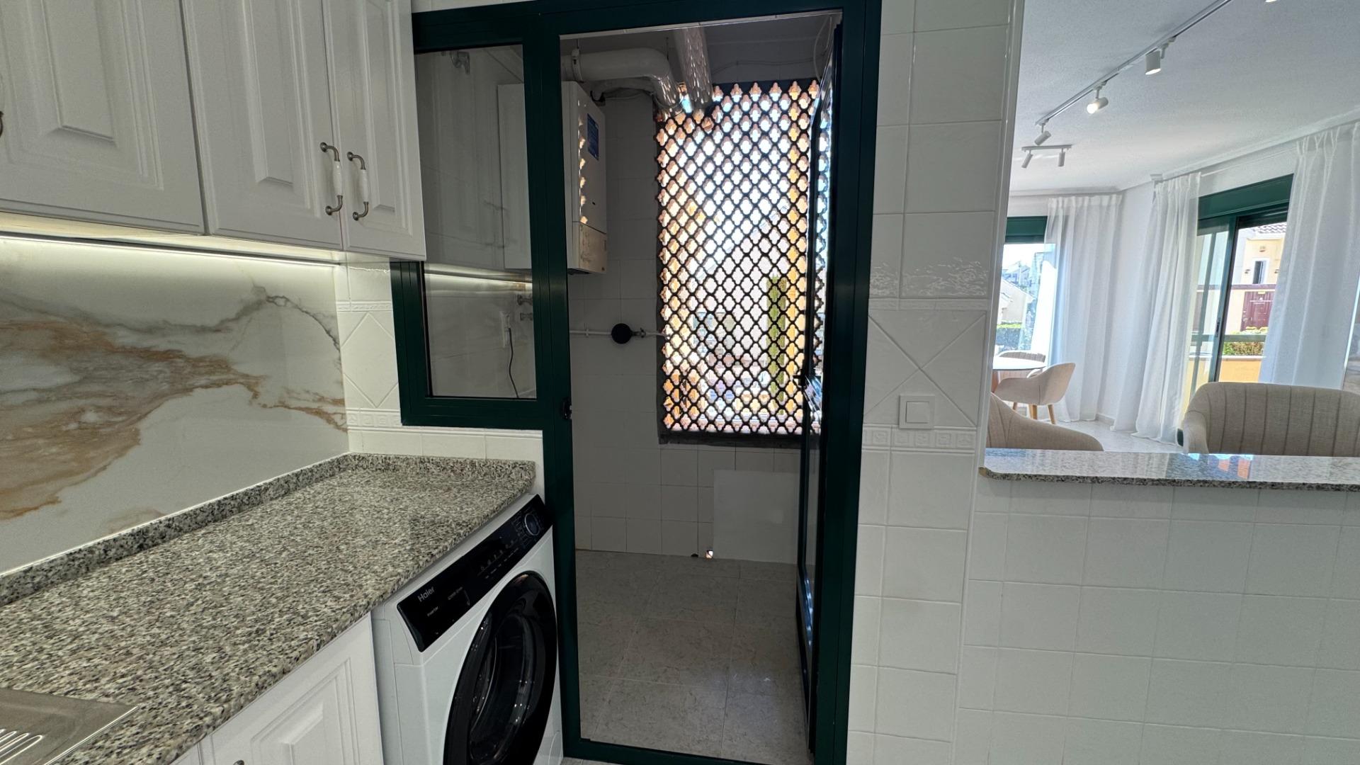 Dining area in apartment for sale in Orihuela Costa