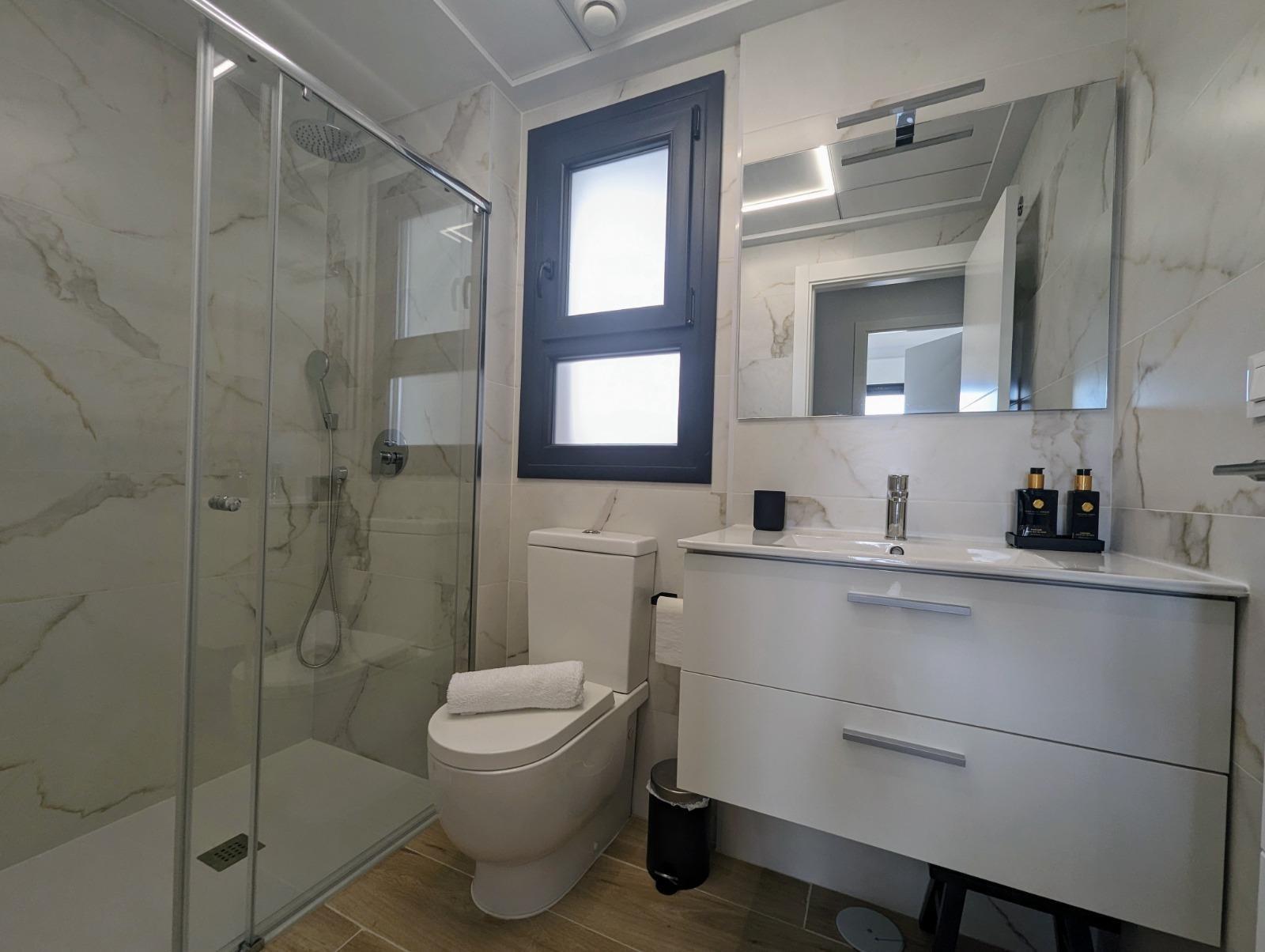 Master bedroom in penthouse for sale in Orihuela Costa