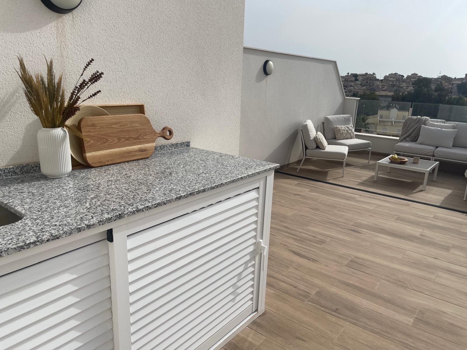 Dining area in penthouse for sale in Orihuela Costa