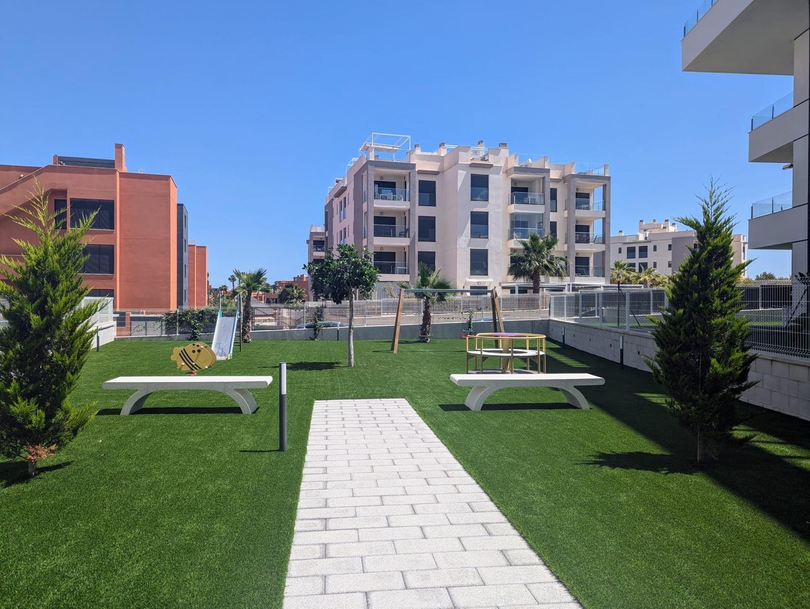 Living room in penthouse for sale in Orihuela Costa