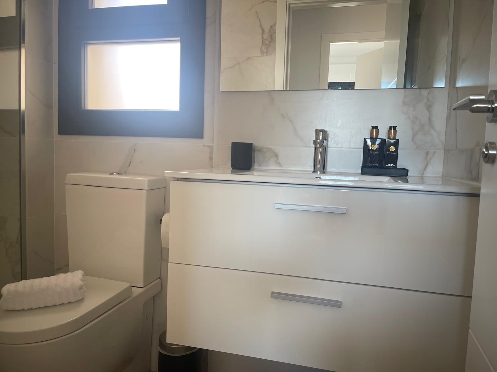 Garden in penthouse for sale in Orihuela Costa
