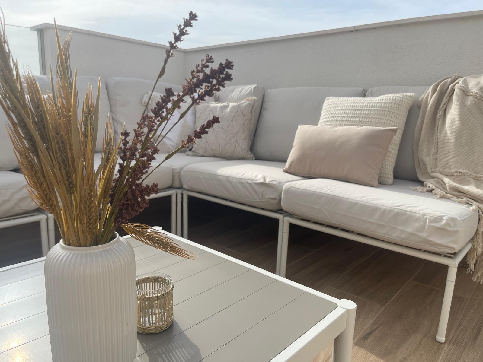Master bedroom in penthouse for sale in Orihuela Costa