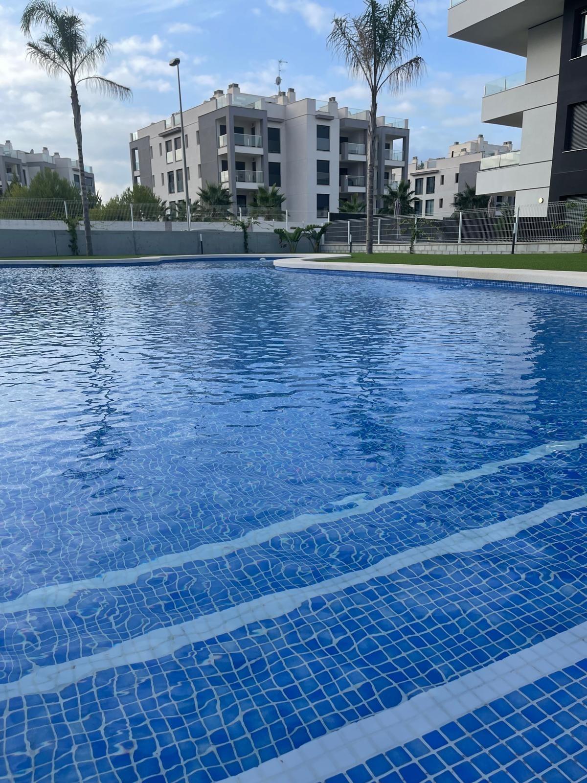 Pool area in penthouse for sale in Orihuela Costa