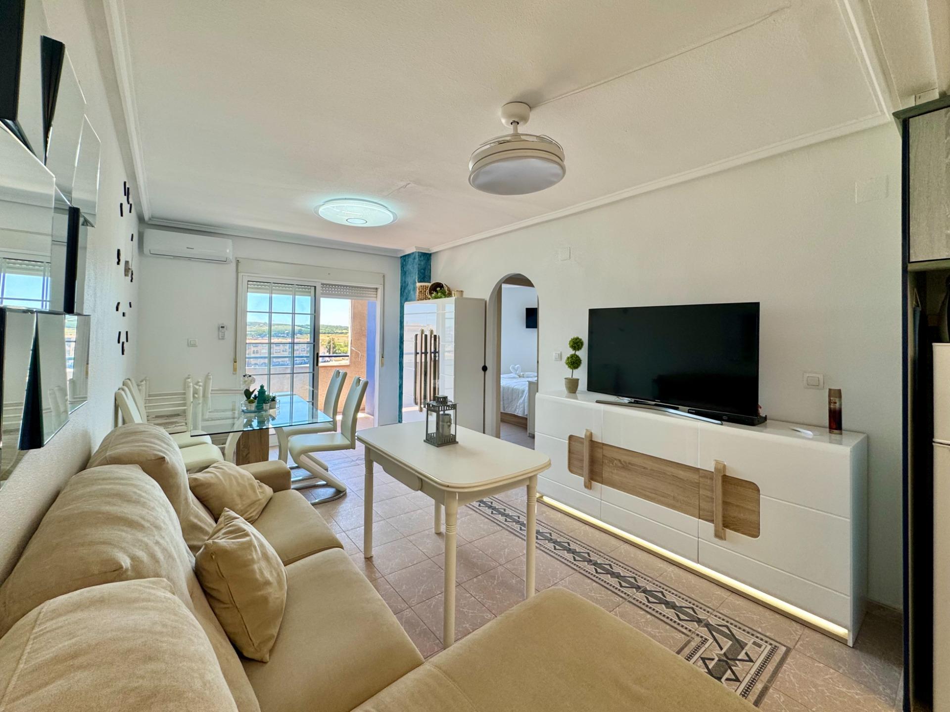 Pool area in apartment for sale in Torrevieja