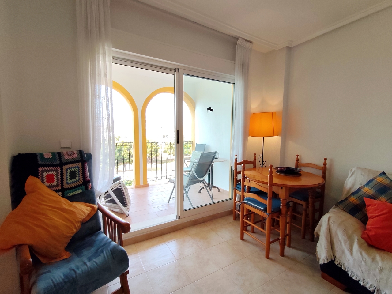 Pool area in apartment for sale in La Zenia